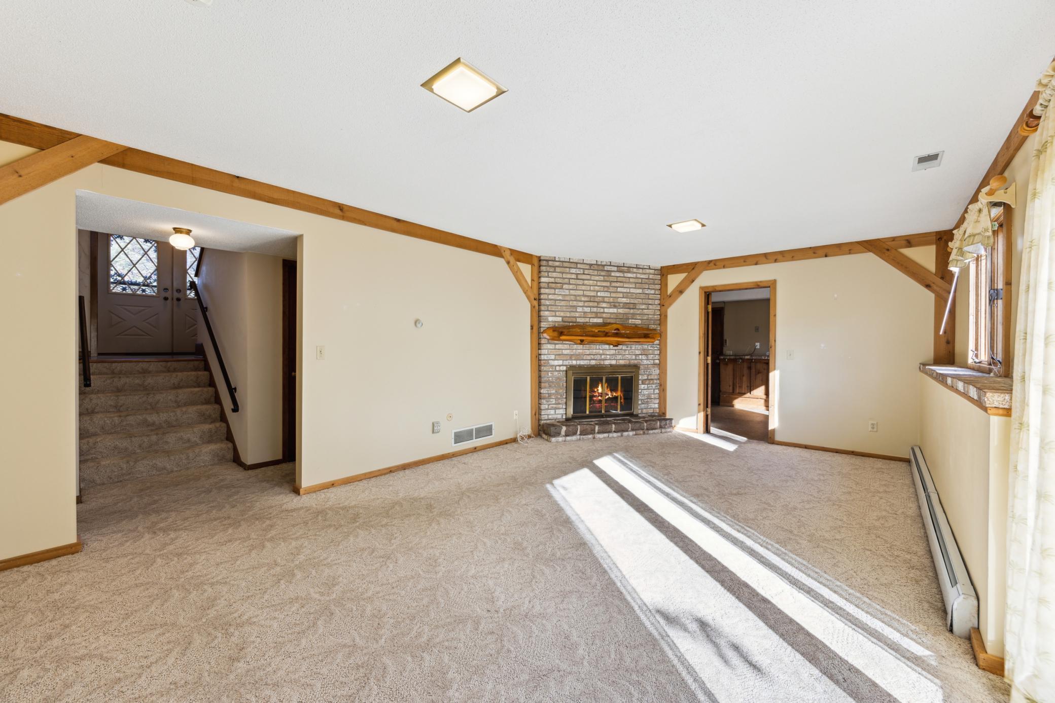 Family Room Fireplace.