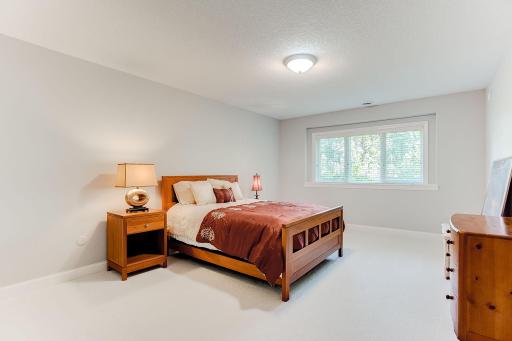 2 of 3 Bedrooms in Lower Level - all have spacious walk-in closets. This bedroom shares a Jack and Jill bathroom.