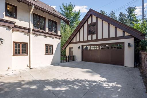 A newly built 2.5 car garage completed this thoughtful renovation. The garage features an EV charger, excellent storage, and a walk up staircase to a vaulted storage area. No alley. The wide driveway offers space for a 3rd car.