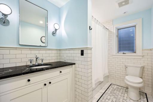 Each bedroom enjoys its own beautifully renovated bathroom.