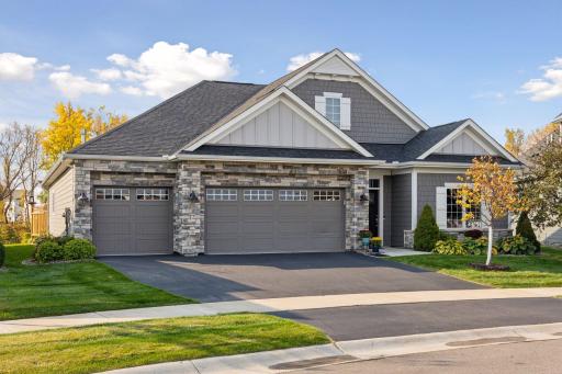 Lovely main level living tucked into bump cul-de-sac on an amazing lot with wetland & pond views