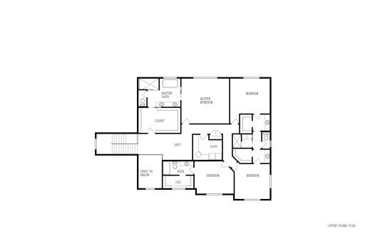 Second Level Floor Plan