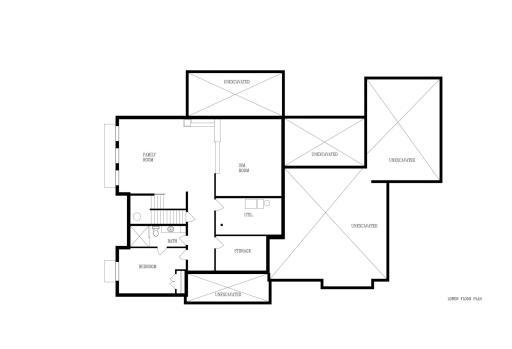 Lower Level Floor Plan