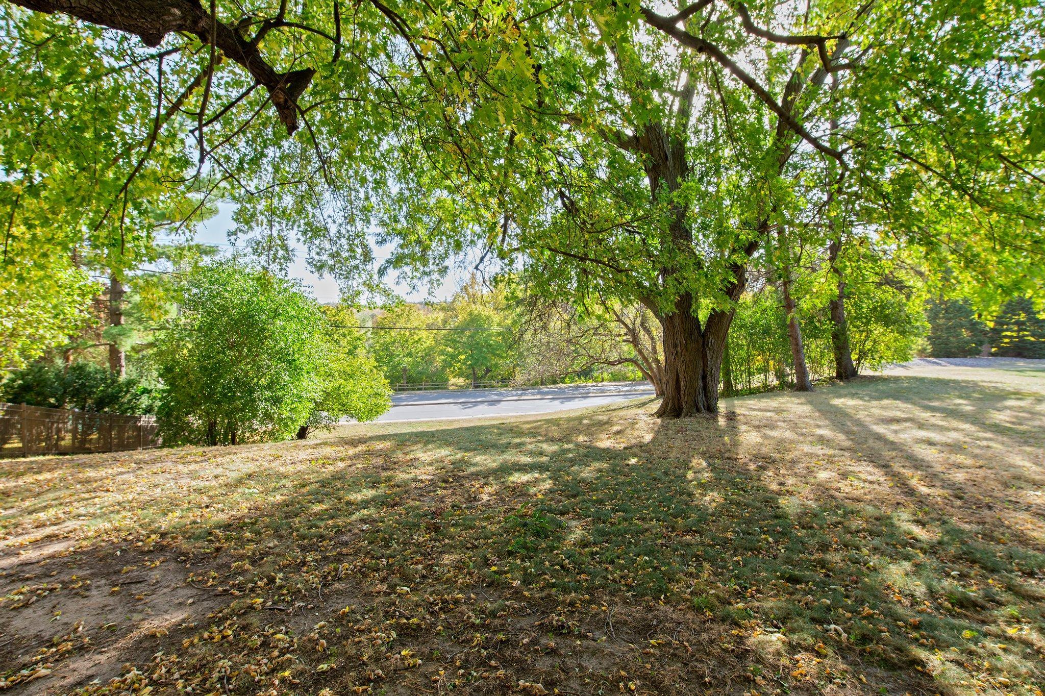 View towards the entrance to homesite