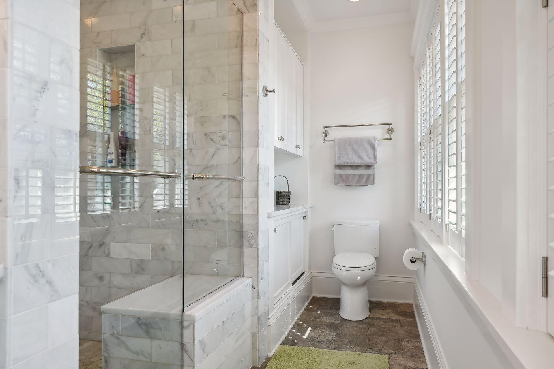 Shower in master bath