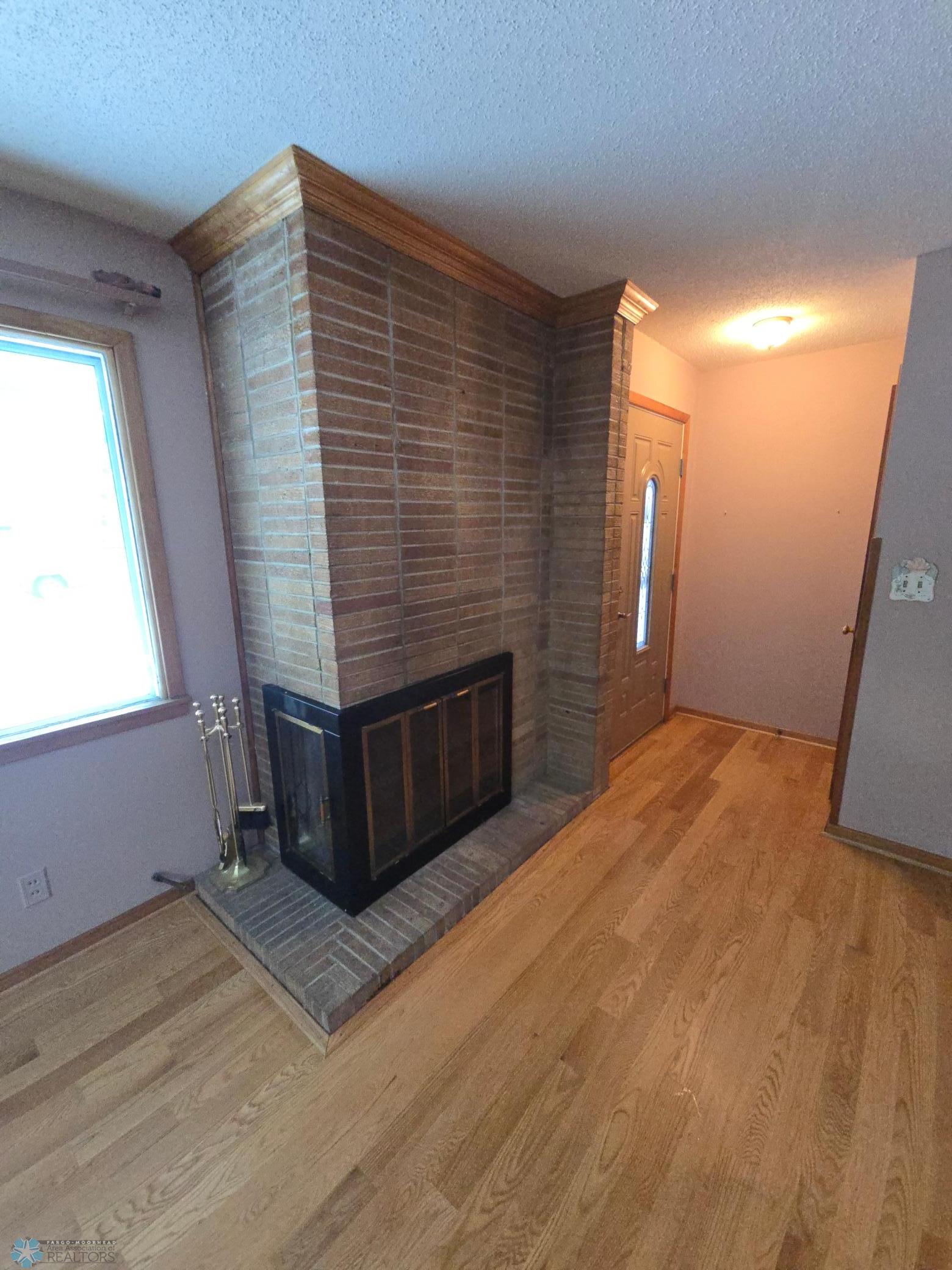 Brick Fireplace