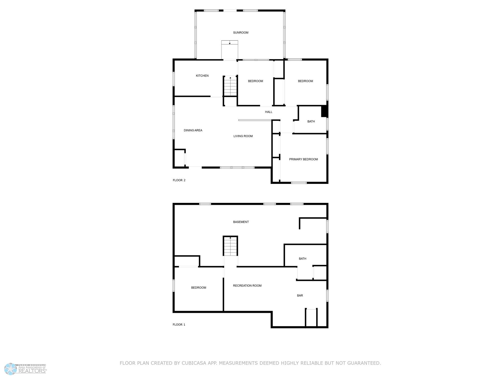 Total house floor plan
