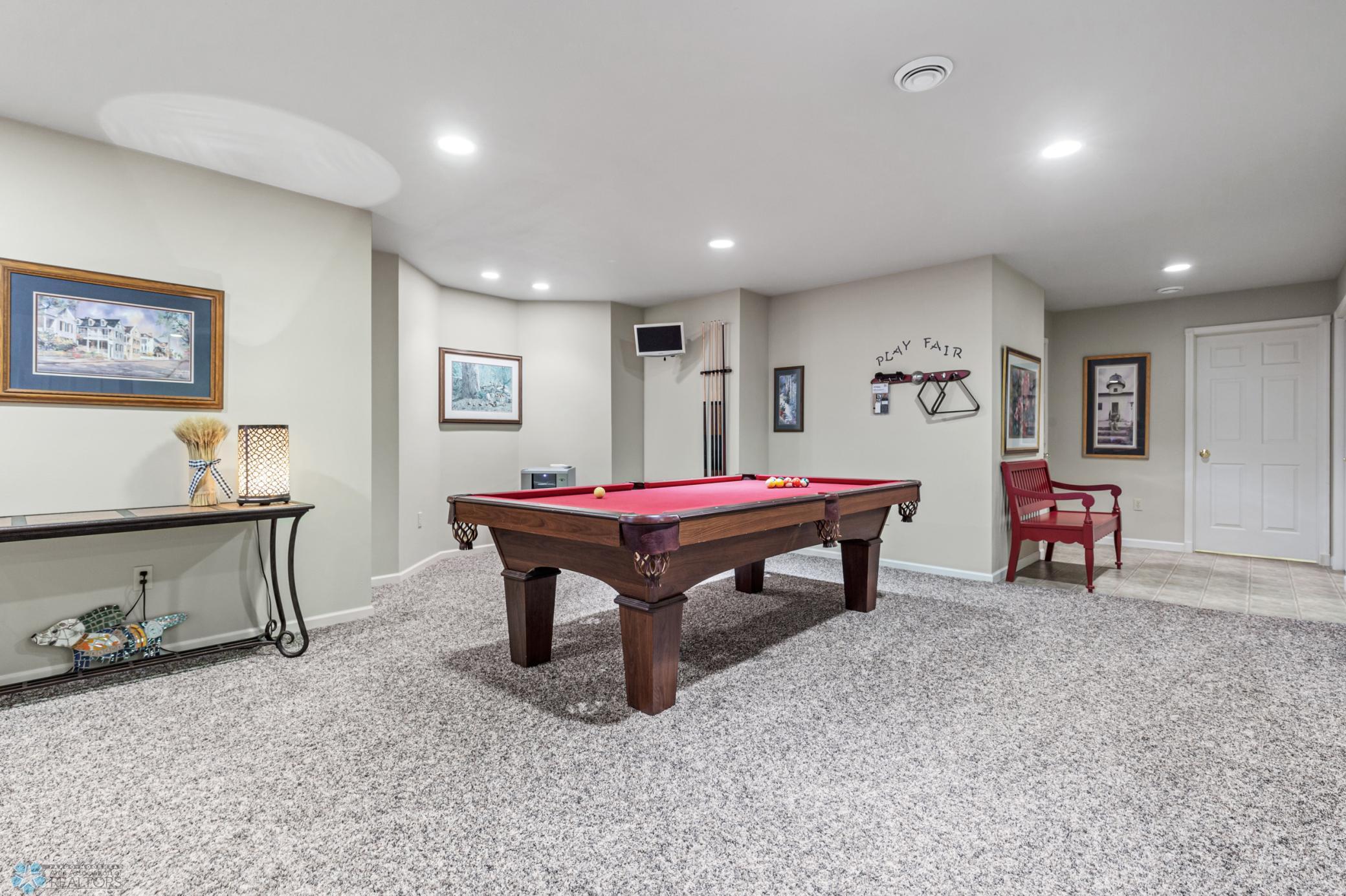 Lower-Level Entertainment Area