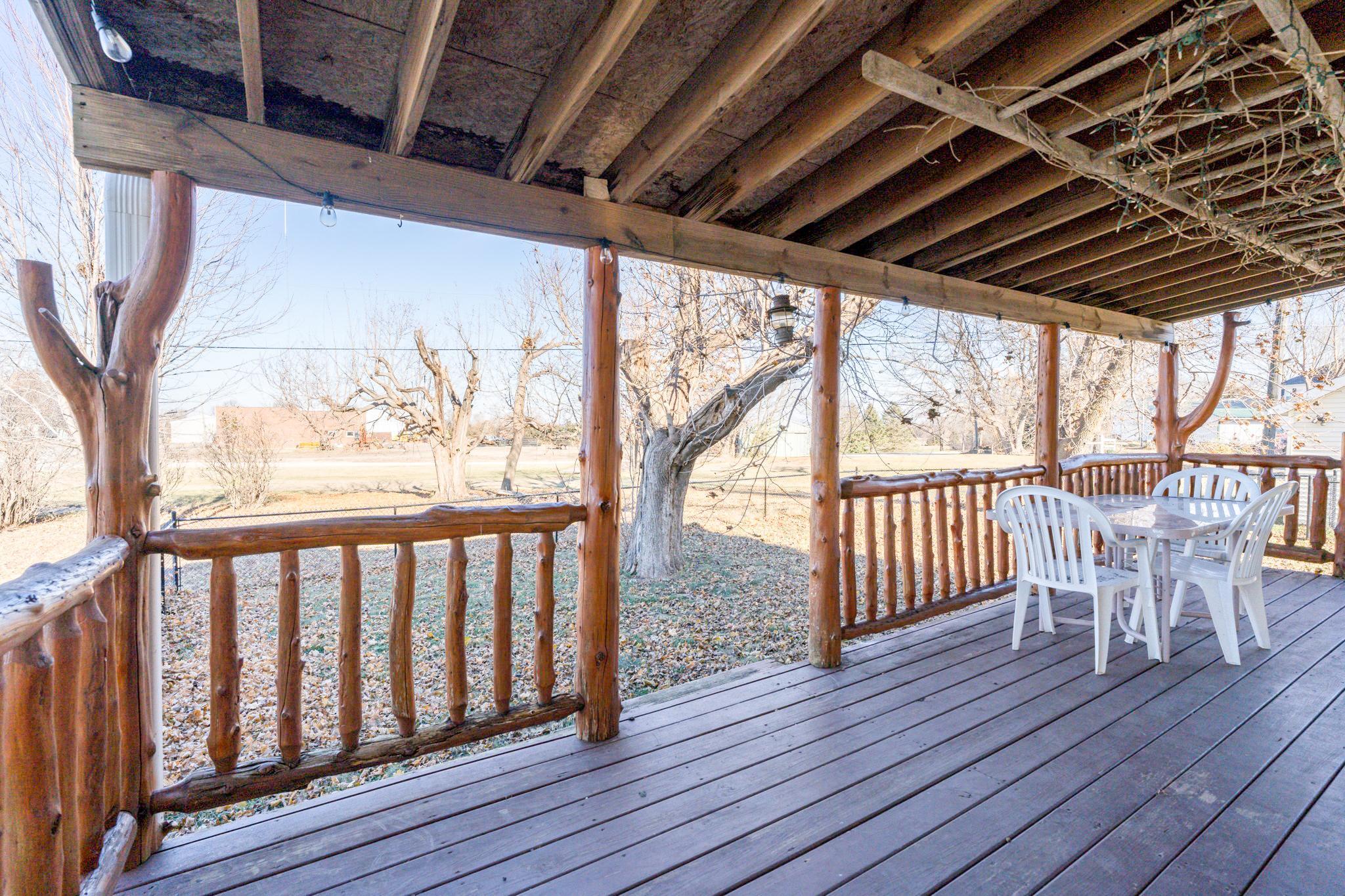 Covered deck