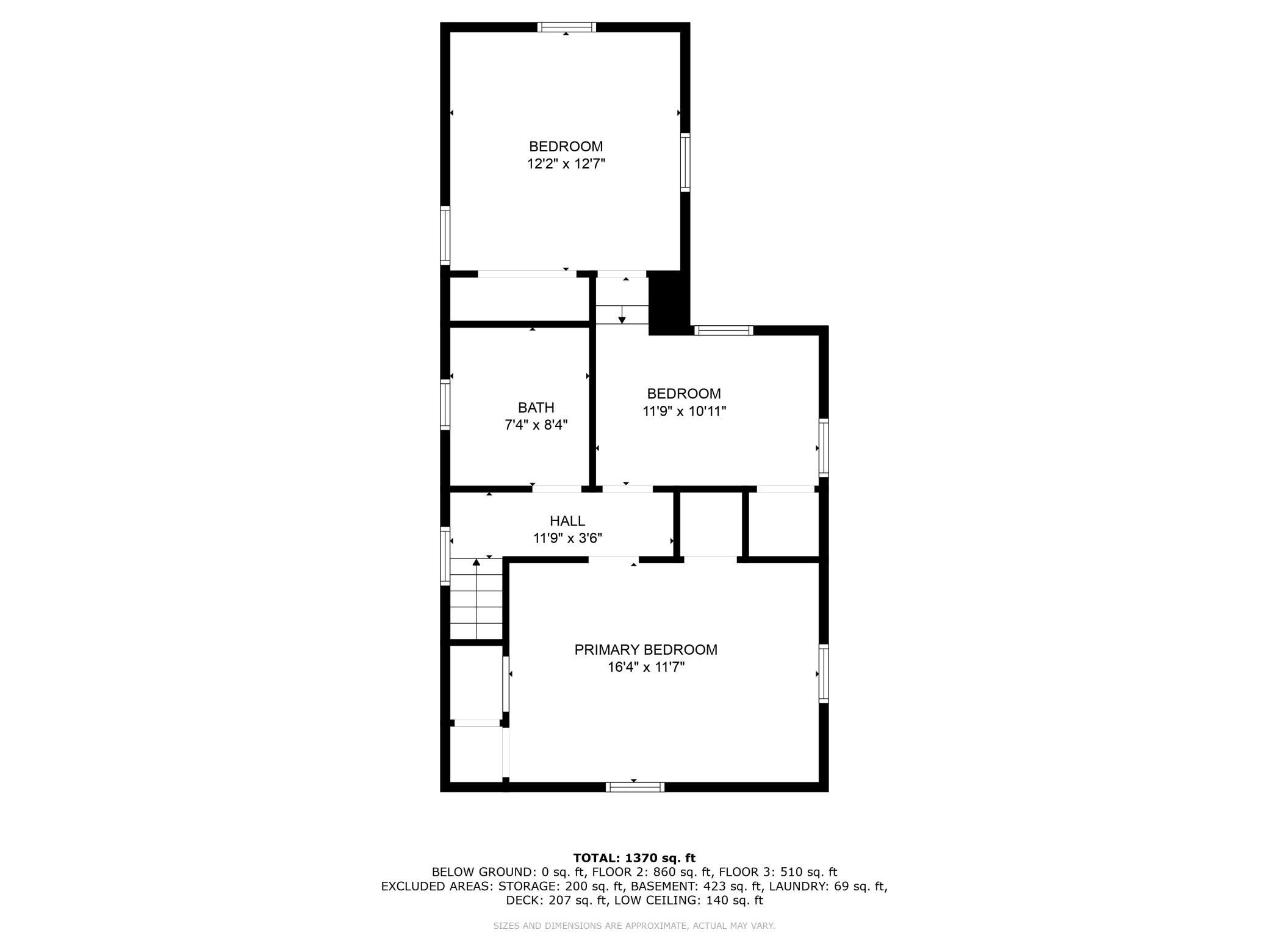 upstairs floor plan