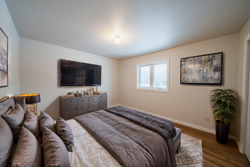 Main floor 2nd bedroom *digitally staged