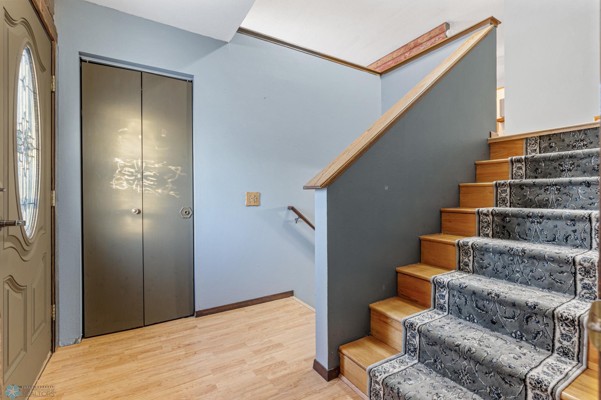Front Entry with coat closet