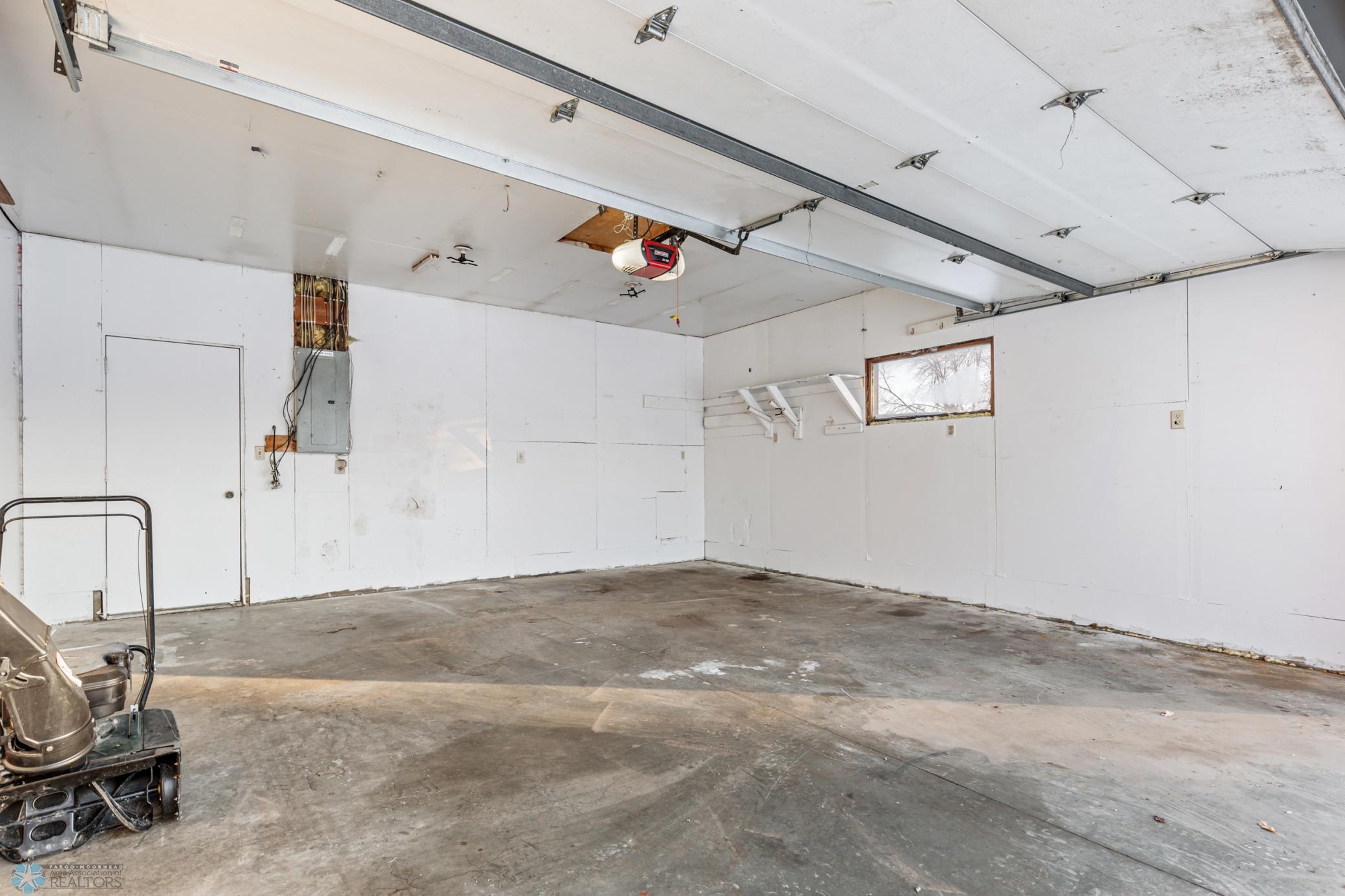2 car attached Garage