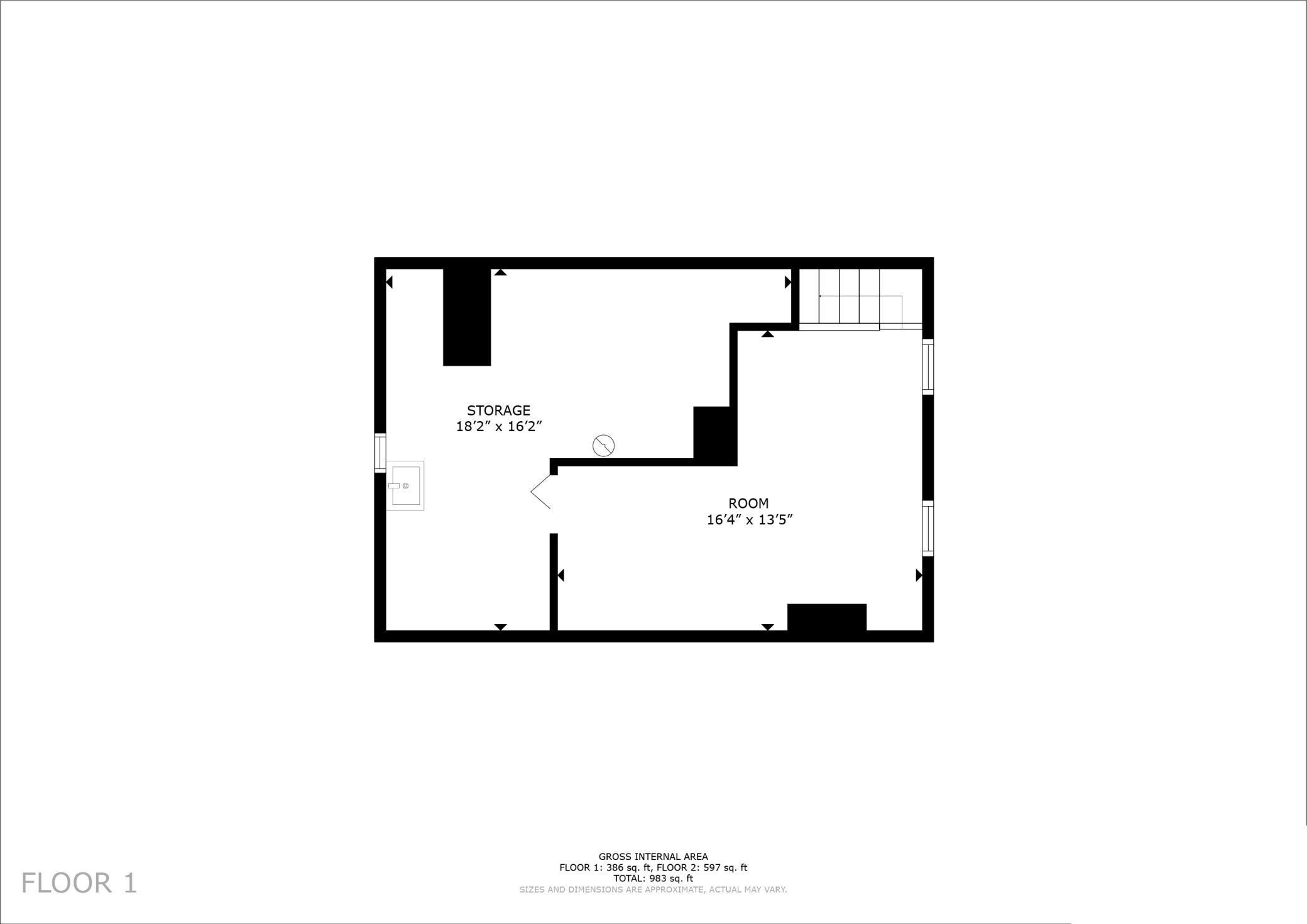Basement floor plan