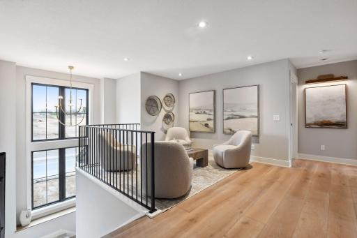 Upper-Level Loft Area *photo of like home