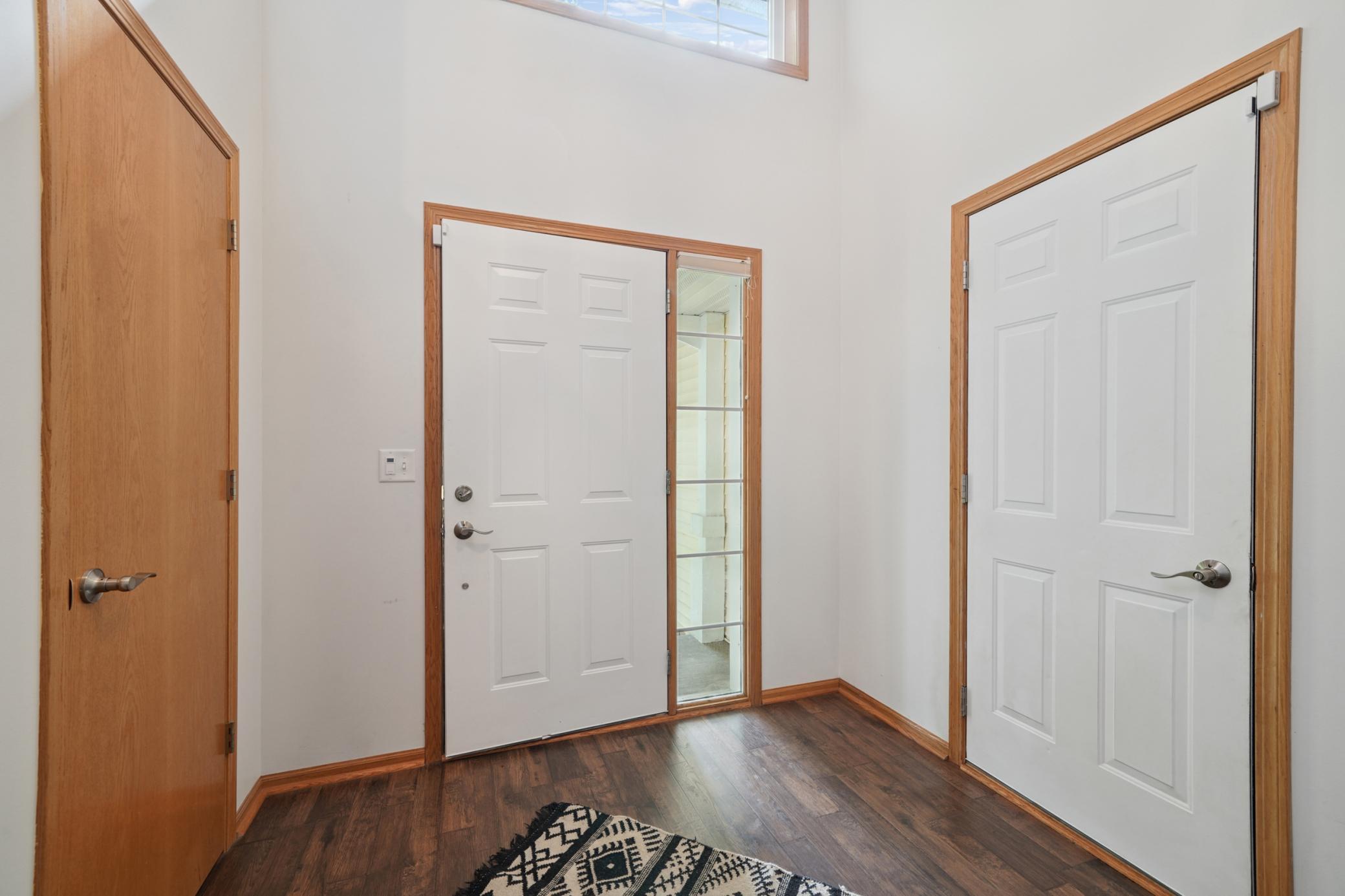 Spacious foyer