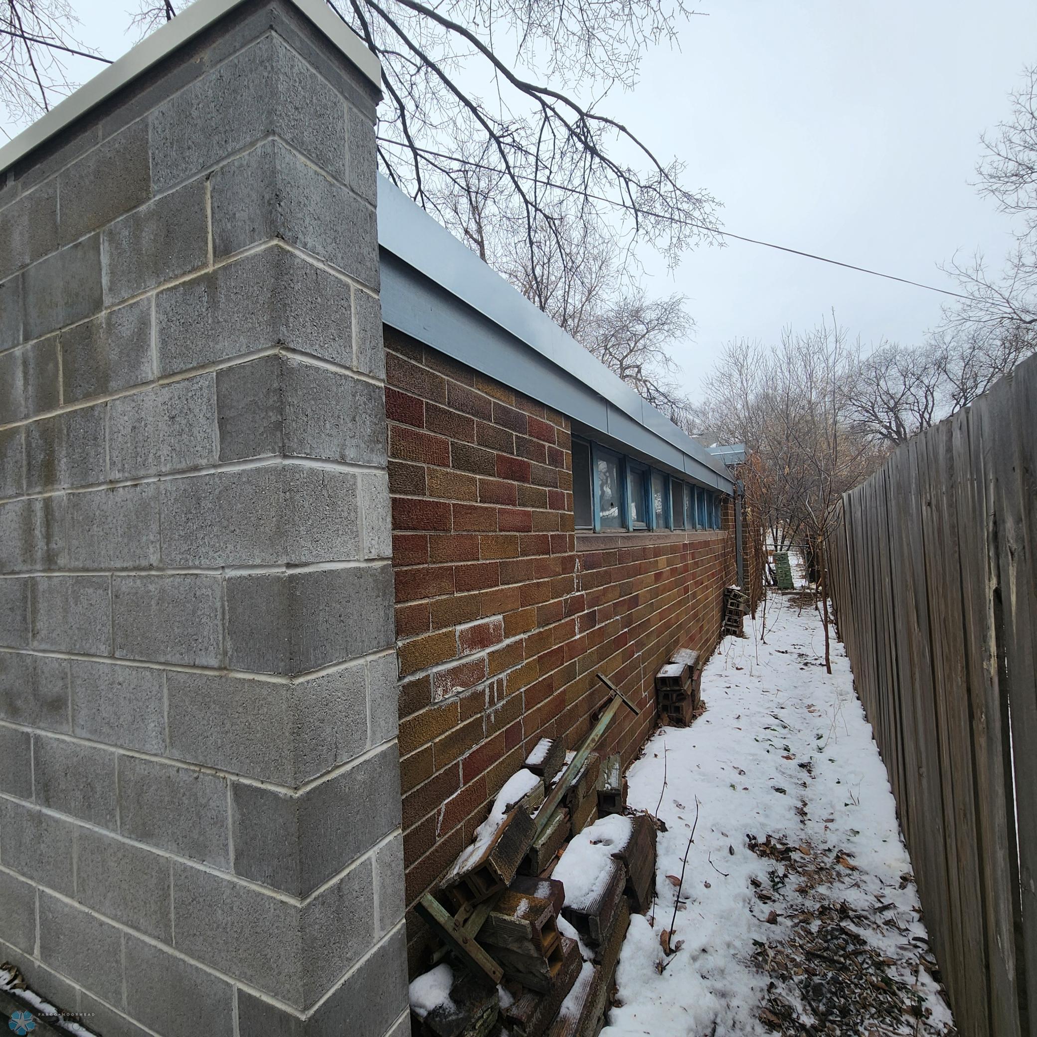 North Side of Building