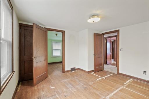 2nd upper level bedroom with a walk in closet
