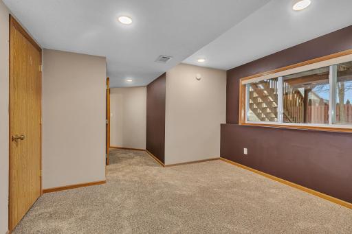 Large windowscape allows natural light to flow through.