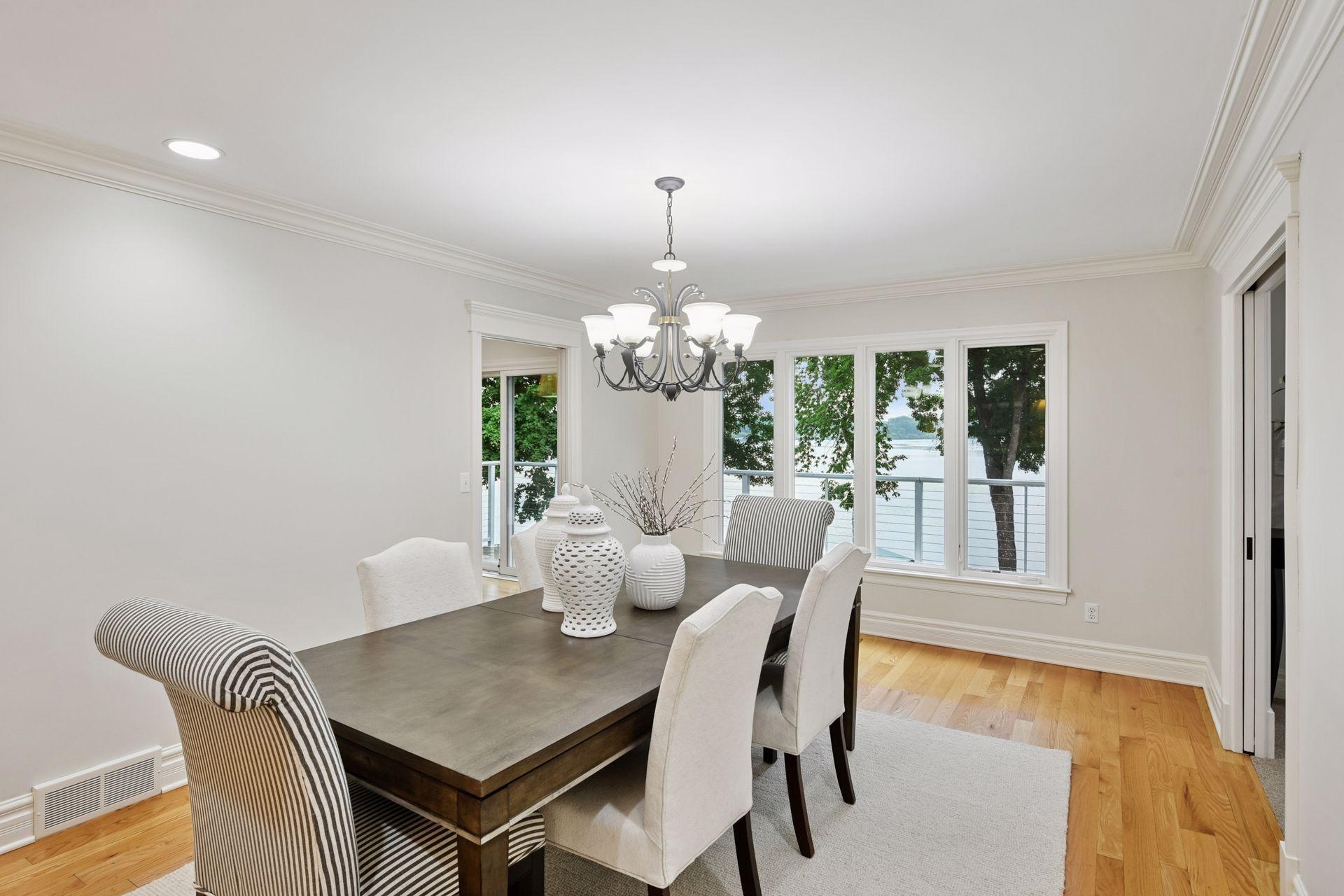 Views of Lafayette Bay from every room in the house