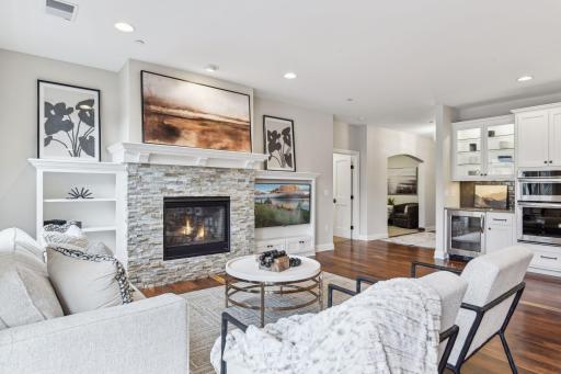 Beautiful hard wood floors throughout the main areas