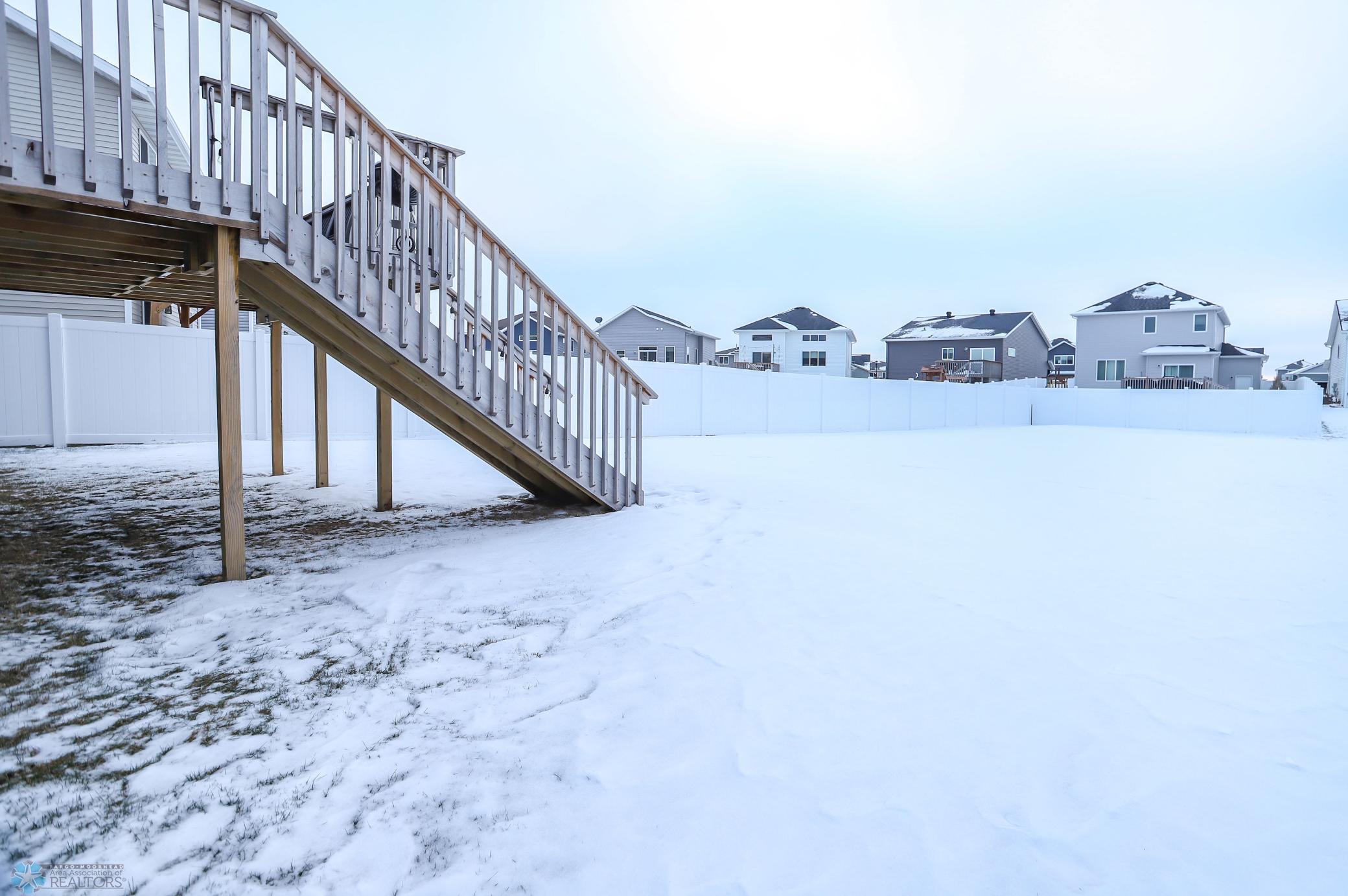 Large backyard