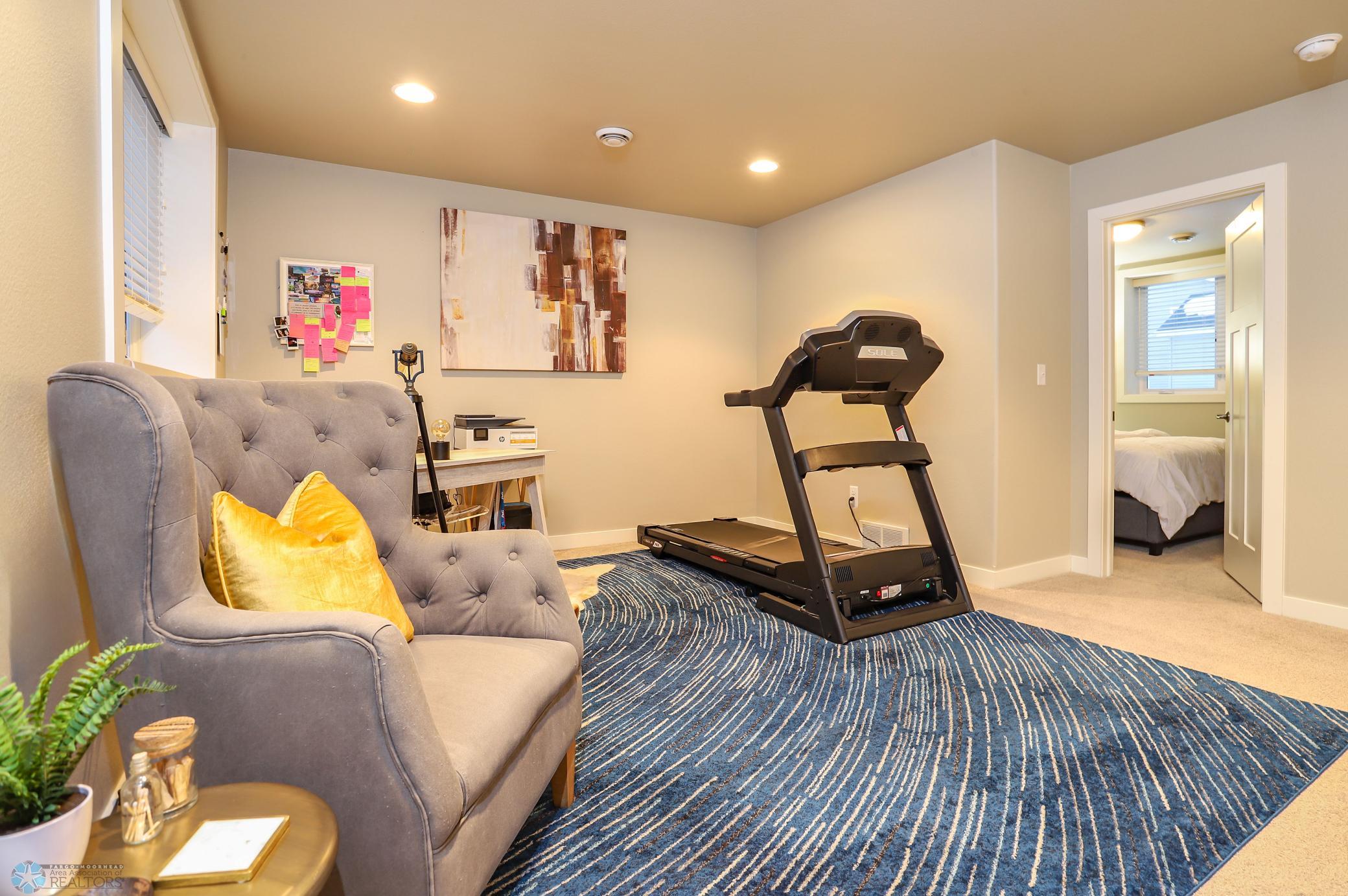 Lower level Family Room (view 2)