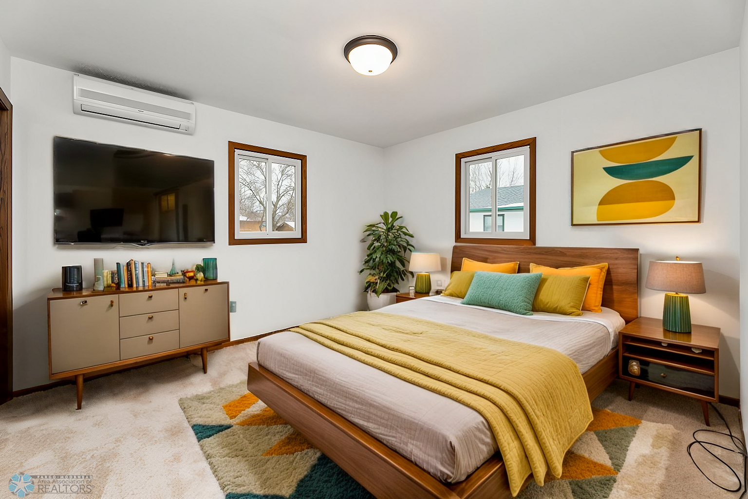 Virtually Staged Bedroom 3 (Primary)