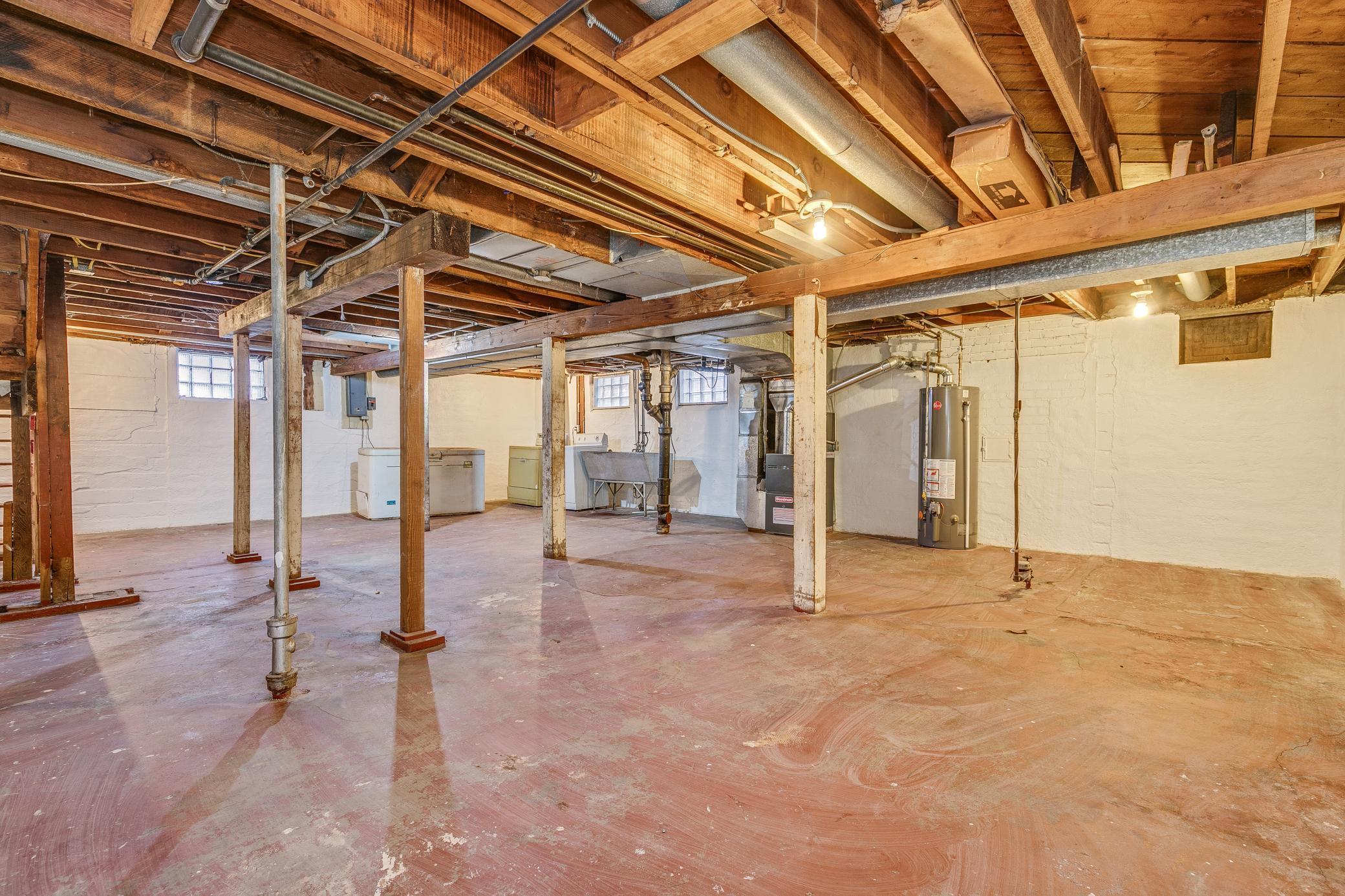 Unfinished Lower Level