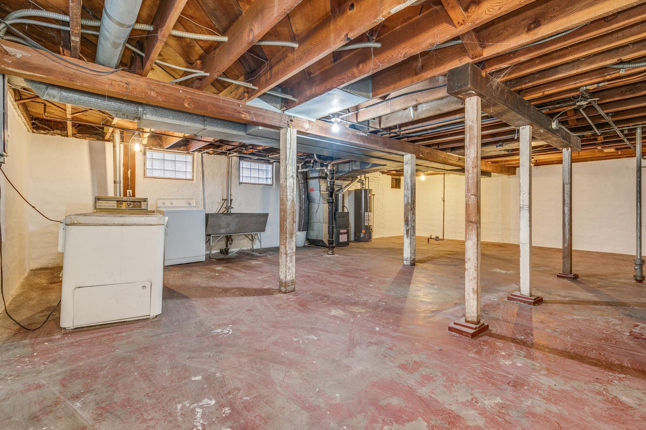 Unfinished Lower Level