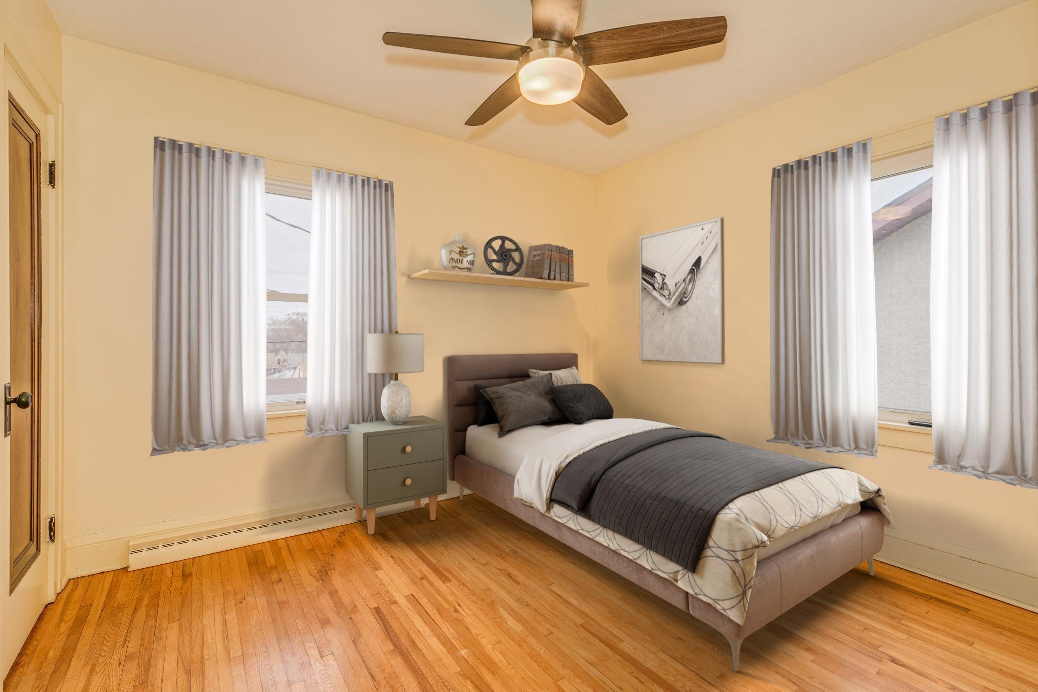 Bedroom #2 Main Level - Photo is Virtually Staged