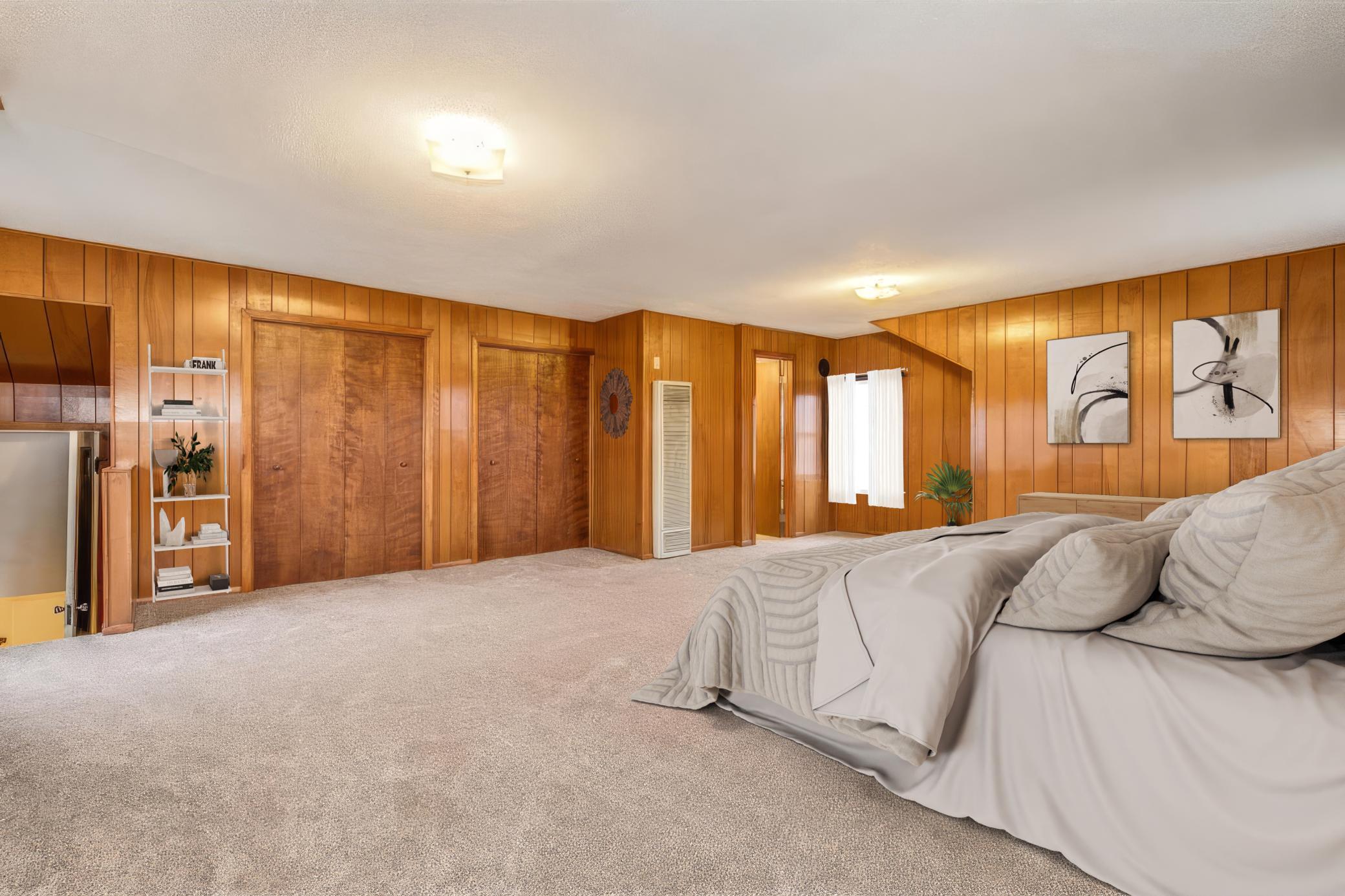 Primary Bedroom Upper Level - Photo is Virtually Staged