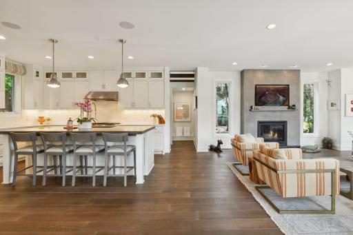 Open floor plan ideal for entertaining and family time