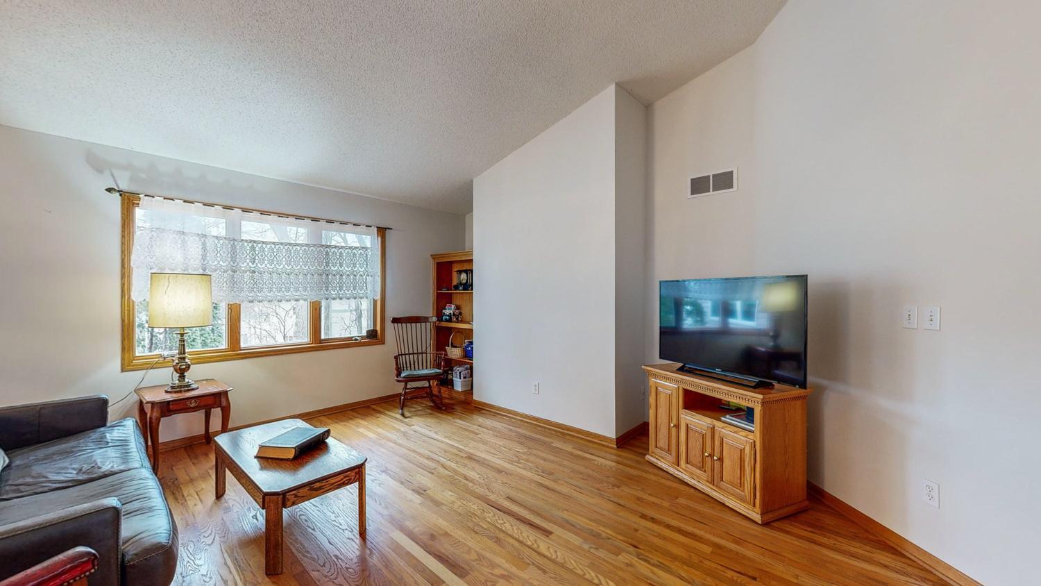 Living room with room for Fireplace
