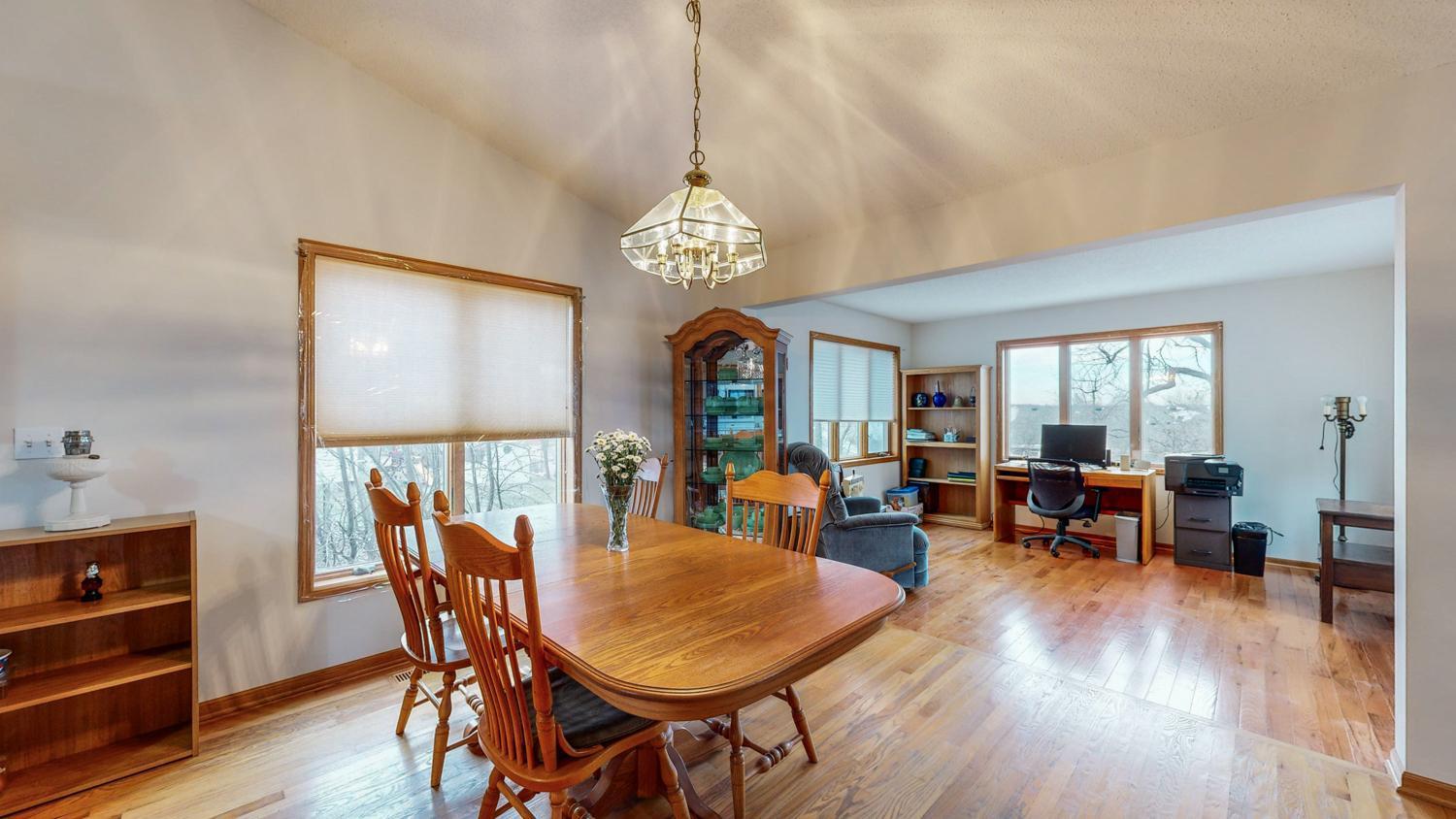 Well lit Dining area!