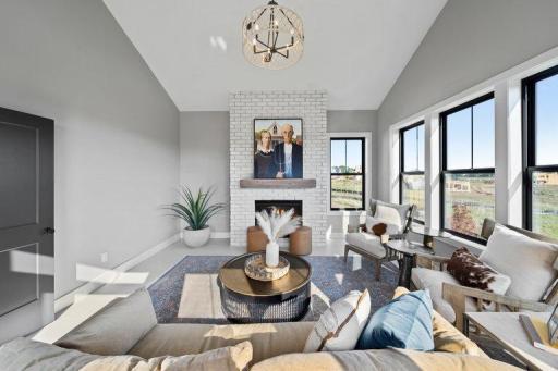 Photo of model home not all options may be included