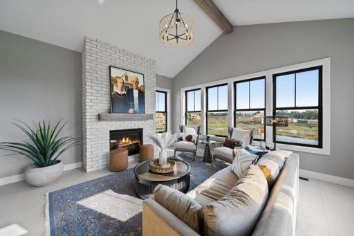 Photo of model home not all options may be included