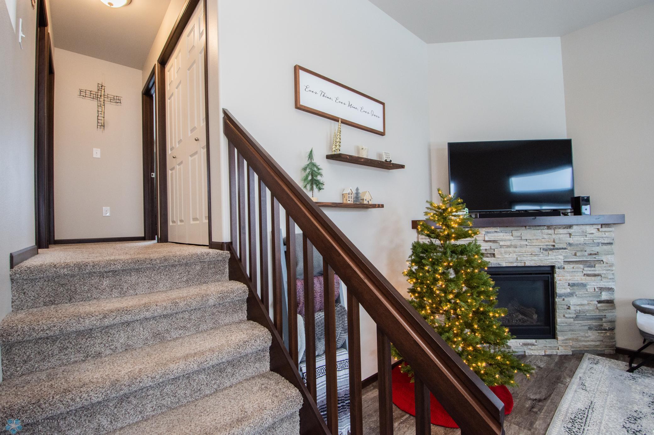Stairs to upper level