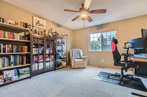 Loft On The Upper Level Provides So Many Options : Office, Gaming, Entertainment, Reading.