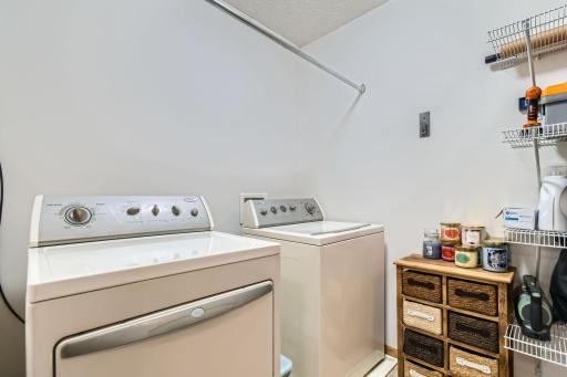 Light And Bright Laundry On Upper Floor - Super Practical!