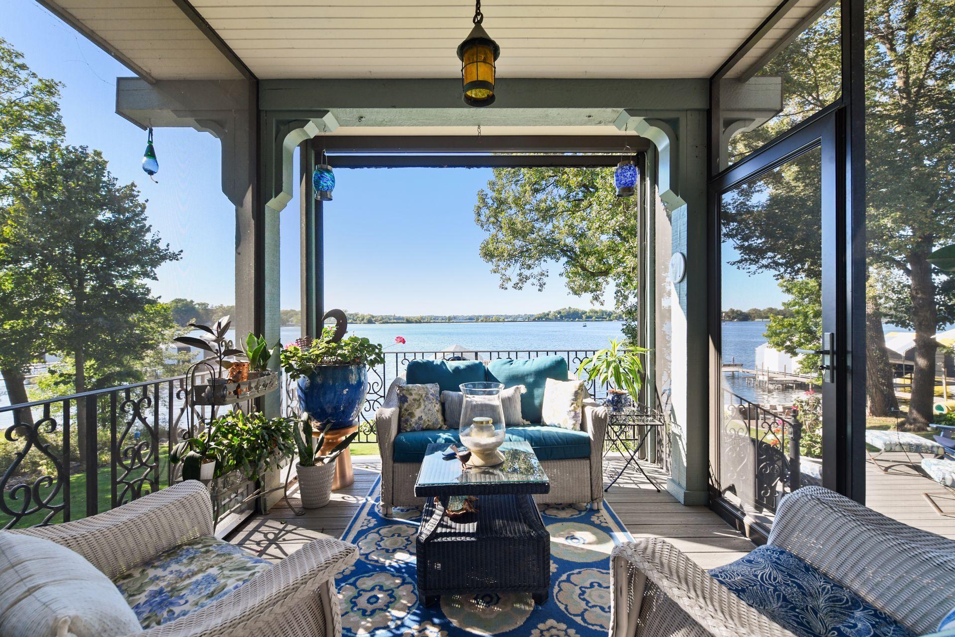 Covered patio - Phantom Screens to create screen porch when desired.