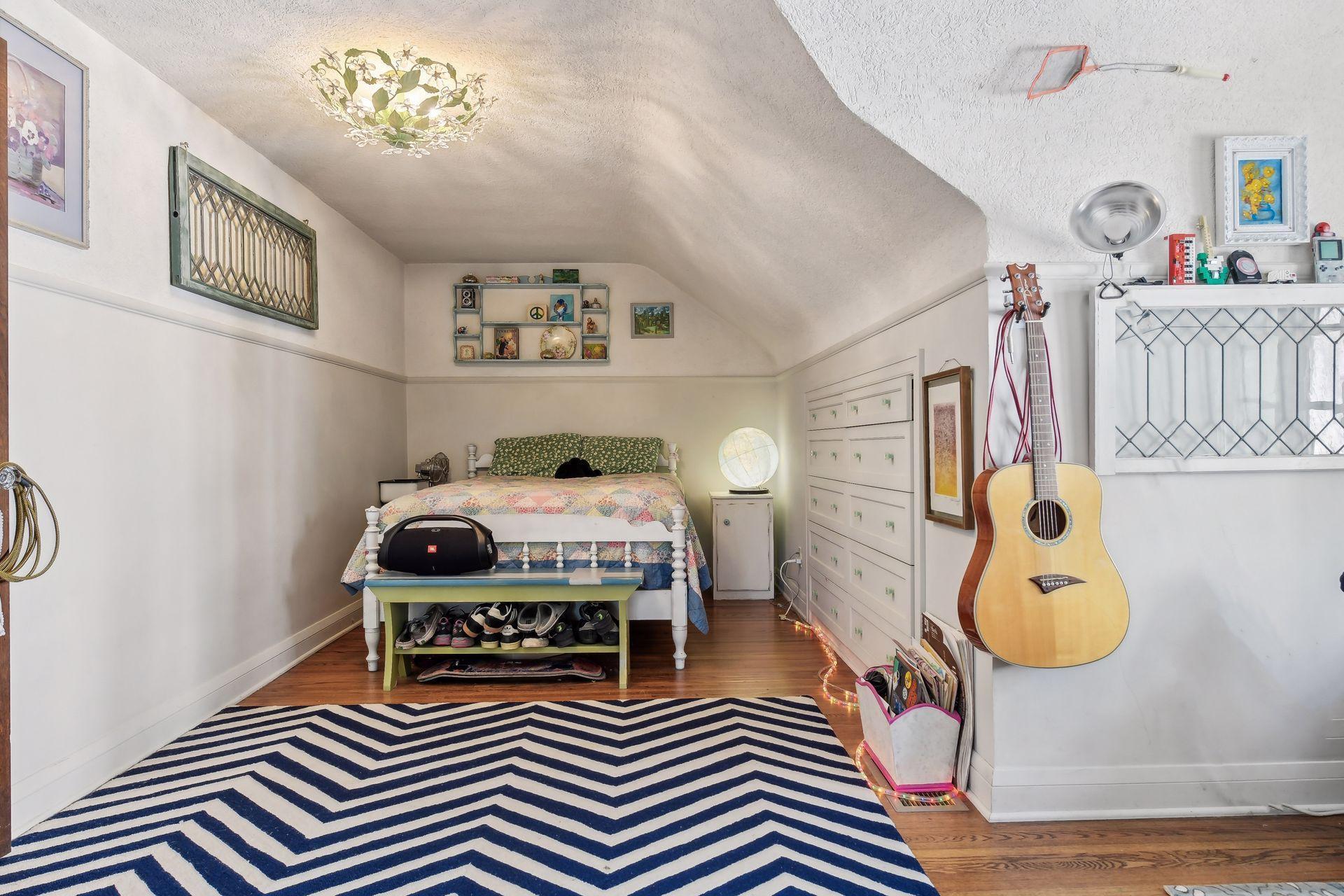 2nd floor "attic" bedroom