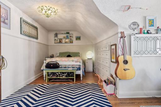 2nd floor "attic" bedroom