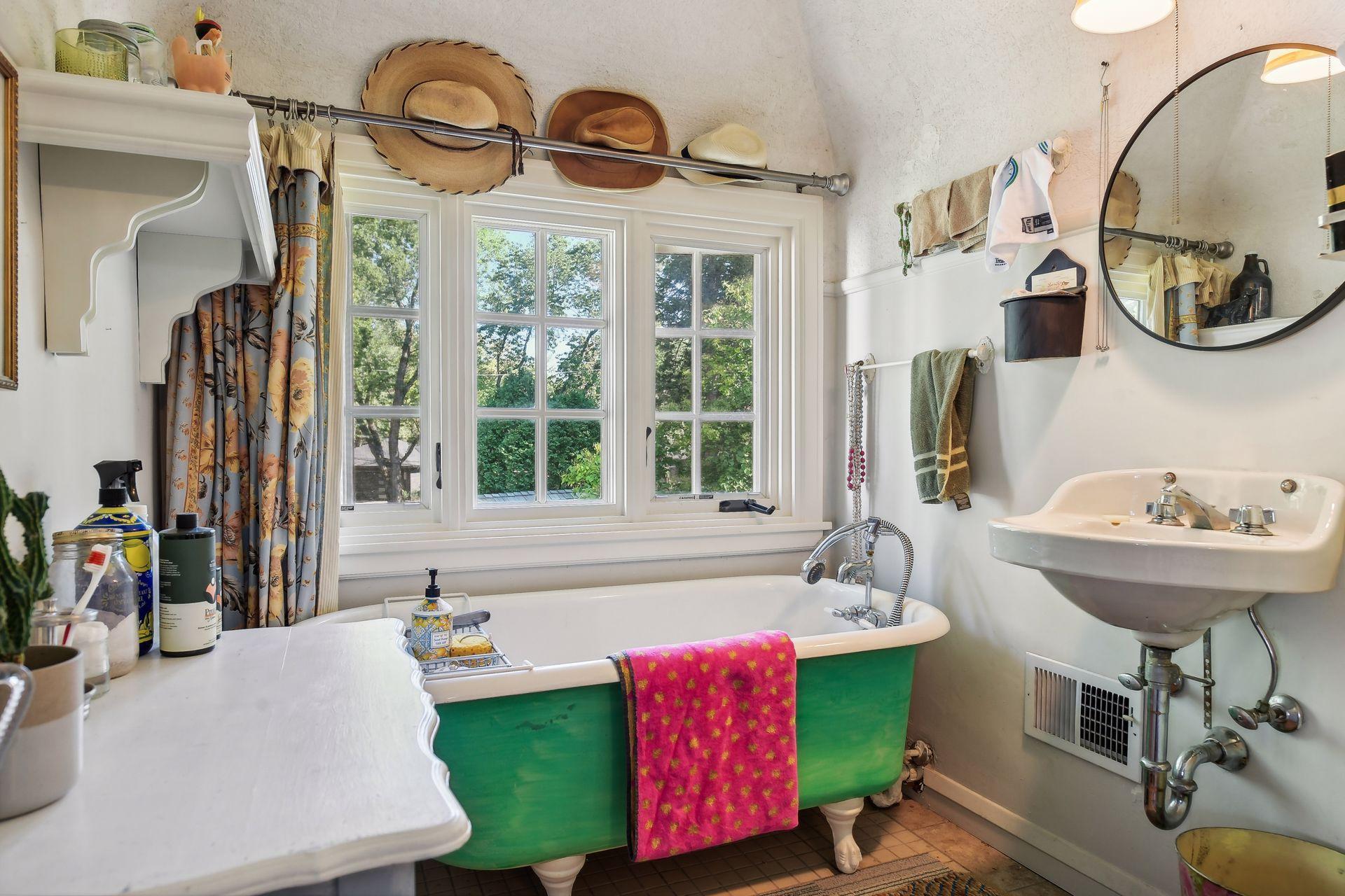 2nd floor "attic" ensuite bath