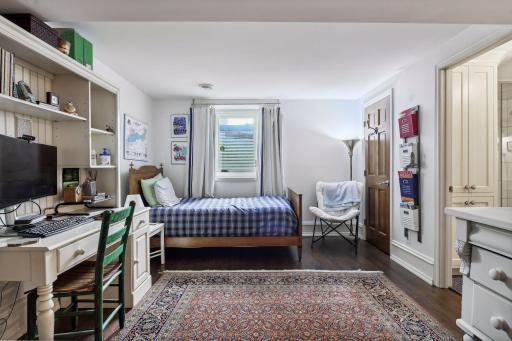 Large lower level bedroom