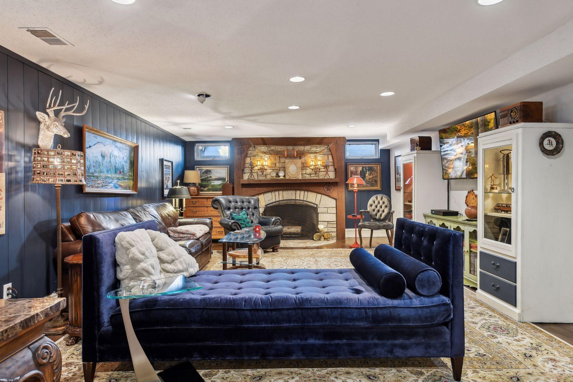 Lower level family room