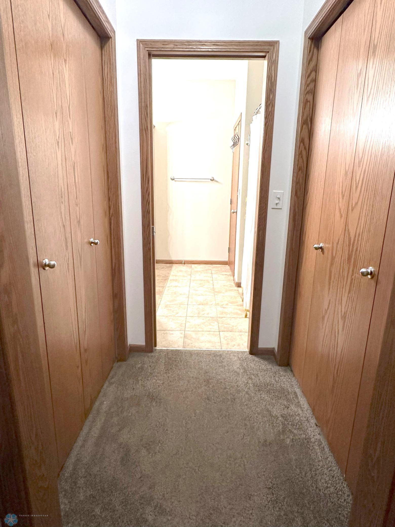 Primary Walk-in Dual Closets