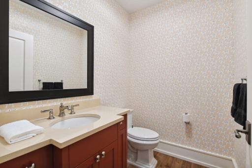 A second Powder Room in the lower level is great for guests and visitors while you are entertaining.