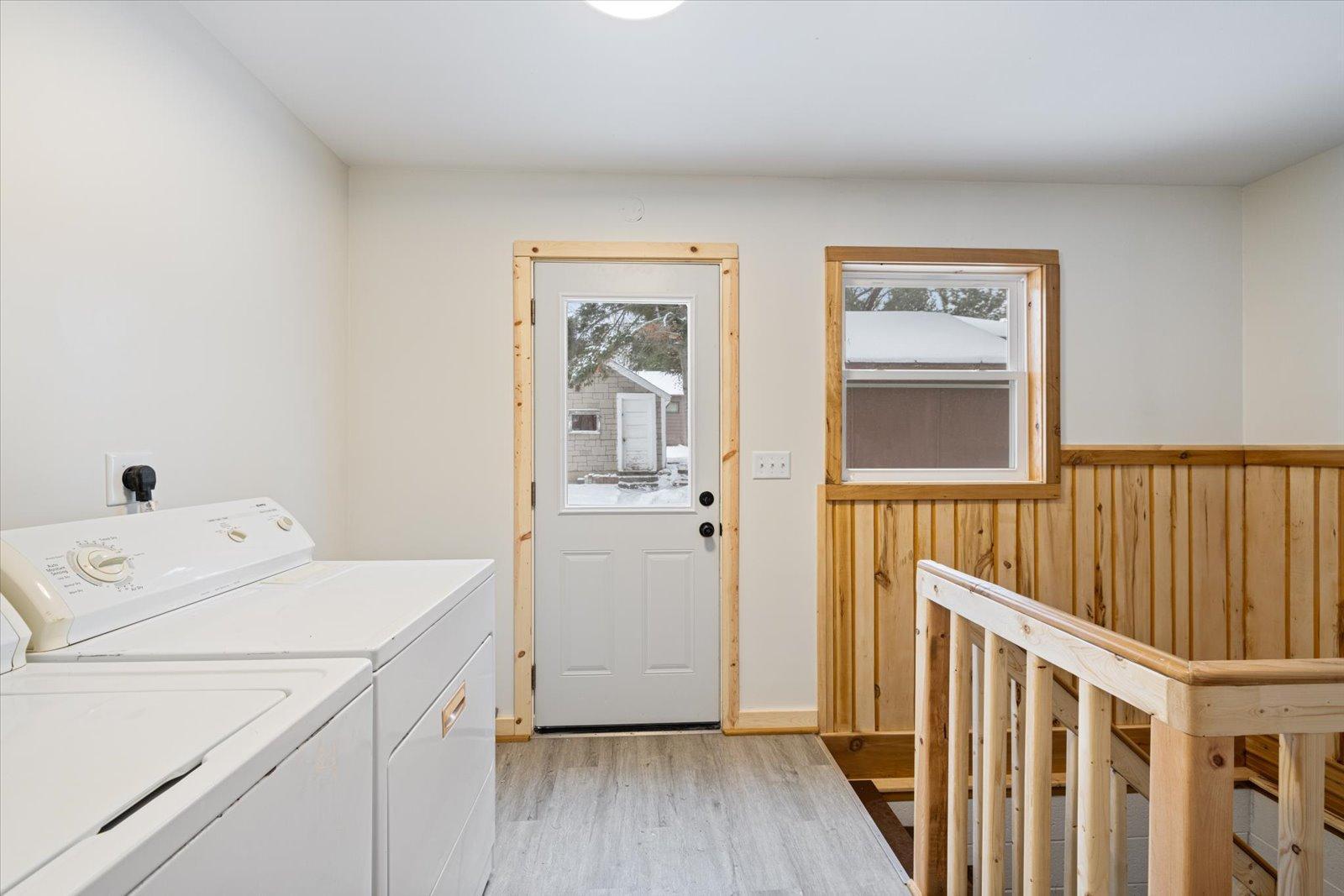 Main Floor Laundry and Back Entry