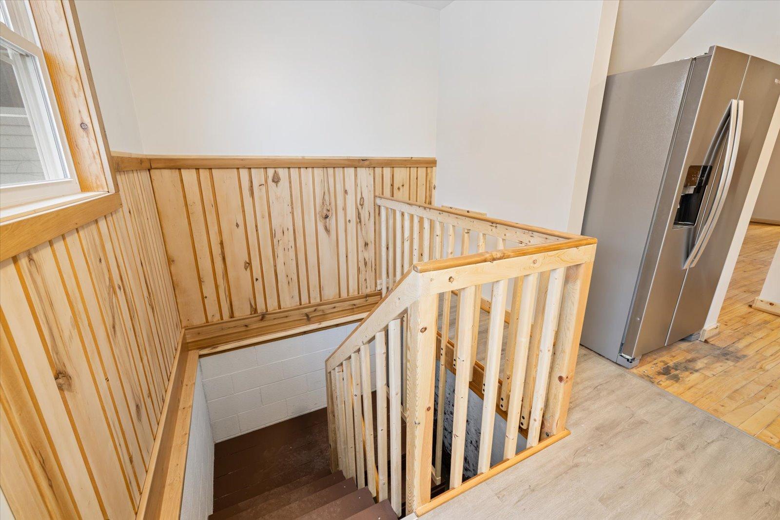 Stairs to basement